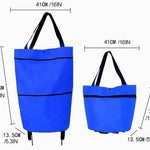 Foldable Shopping Trolley Tote Bag