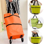 Foldable Shopping Trolley Tote Bag