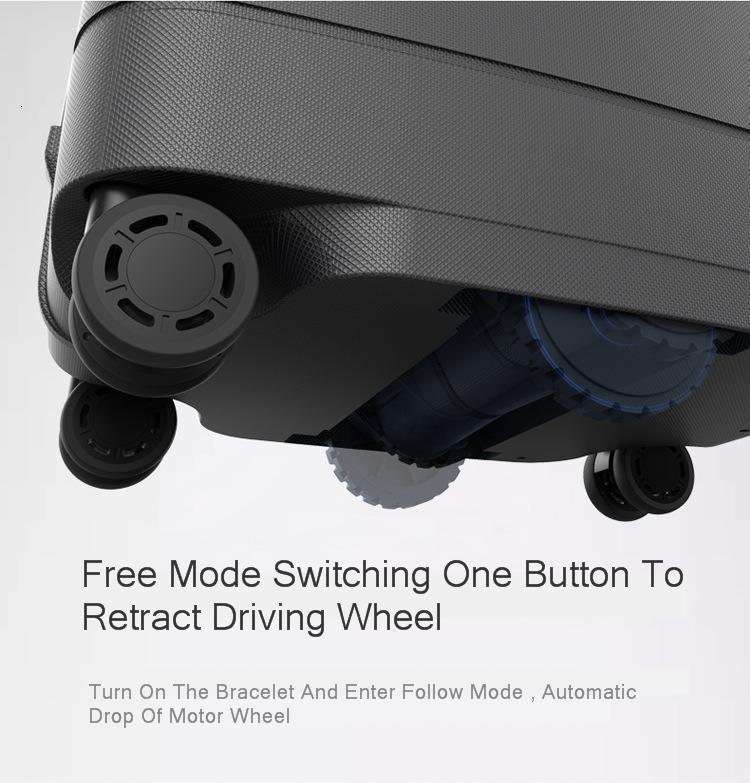 Smart robot suitcase