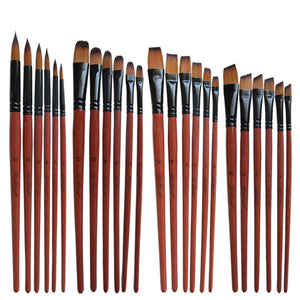 6 Pcs Painting Craft Artist Paint Brushes Set