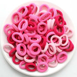 100 pcs/lot Baby Girls Scrunchy Elastic Hair Bands