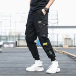 Men's Side Pockets Cargo Harem Streetwear Joggers Pants