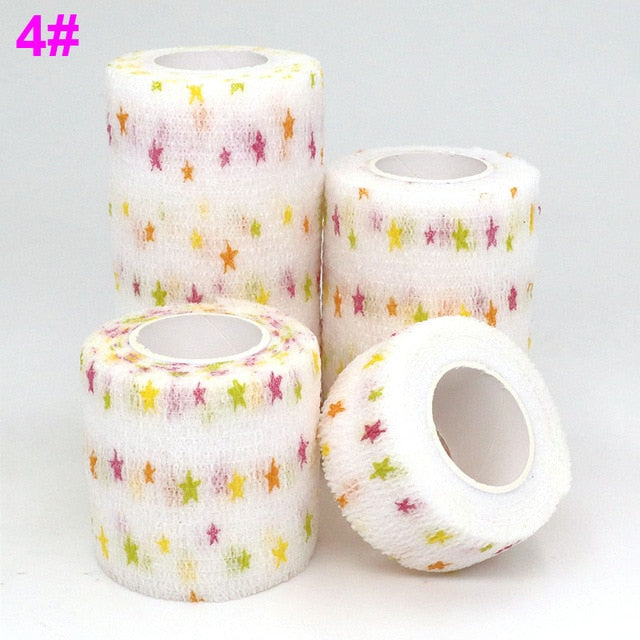 Printed Medical Self Adhesive Elastic Bandage Sports Wrap Tape