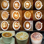 16pc Fancy Coffee Printing Spray Template Kitchenware