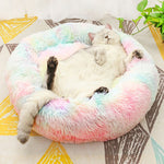 Long Plush Pet Bed For Dog Cat 100% Cotton & Seamless