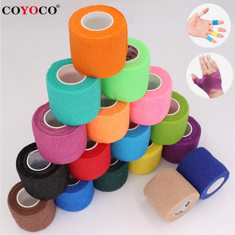 Colorful Sport Self Adhesive Elastic Bandage Wrap Tape