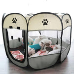 Portable Folding Pet Carrier Breathable Tent Playpen for Pets