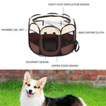 Portable Folding Pet Carrier Breathable Tent Playpen for Pets