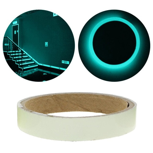 1.5cm*1m Luminous Fluorescent Night Self-adhesive Glow In The Dark Sticker Tape