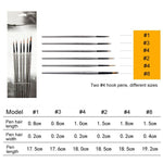 6 Pcs Painting Craft Artist Paint Brushes Set