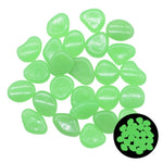 25/50pcs Glow in the Dark Garden Pebbles Luminous Stones Rocks for Walkways Garden Path