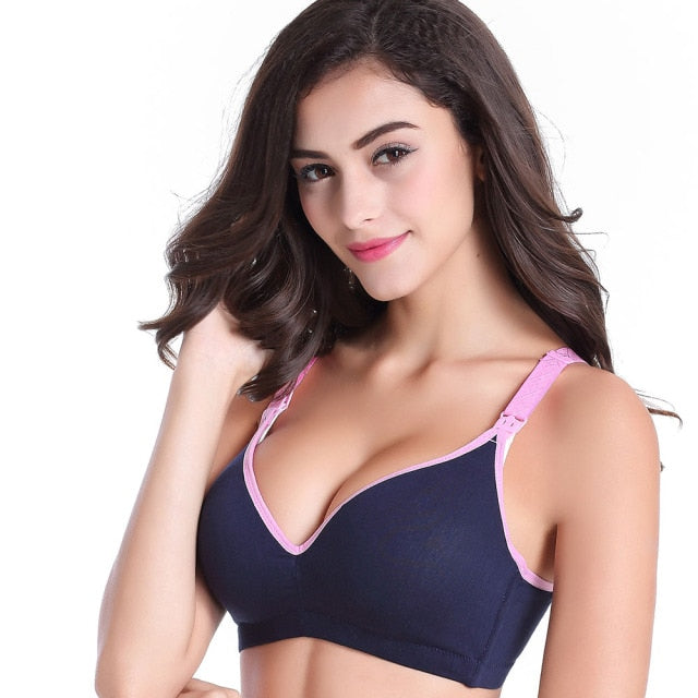 Cotton Maternity Nursing Women Underwear Breastfeeding Bra