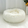 Pet Warm Fleece Round Long Plush Soft Sofa Cushion Mats