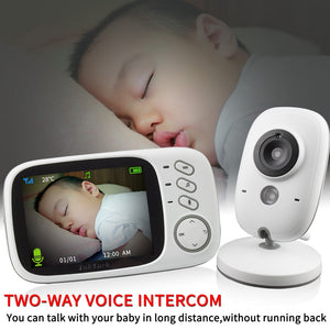 3.2 inch Wireless Video Color Baby Monitor High Resolution Baby Nanny Security Camera