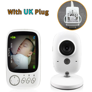 3.2 inch Wireless Video Color Baby Monitor High Resolution Baby Nanny Security Camera