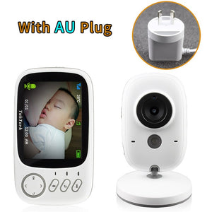 3.2 inch Wireless Video Color Baby Monitor High Resolution Baby Nanny Security Camera