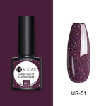 7.5ml Glitter Sequins Soak Off UV Varnish Colorful Nail Gel Polish