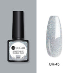 7.5ml Glitter Sequins Soak Off UV Varnish Colorful Nail Gel Polish