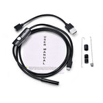 7mm Endoscope Flexible IP67 Waterproof Micro USB Inspection Borescope Camera