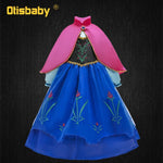 Baby Girls Fancy Princess Anna Elsa Costume Dress