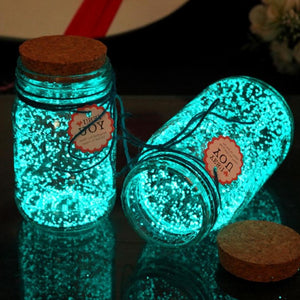 Luminous Pebbles Glow In Dark Aquariums Fish Tank Decoration Stone Ornament