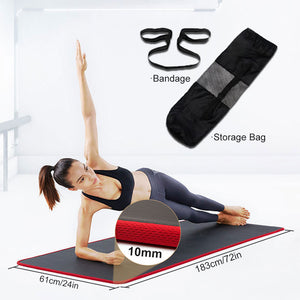 10mm Non-Slip Yoga Fitness Mat