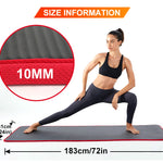 10mm Non-Slip Yoga Fitness Mat