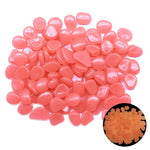 25/50pcs Glow in the Dark Garden Pebbles Luminous Stones Rocks for Walkways Garden Path