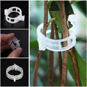 50/100/200 Pcs Plastic Plant Support Clips