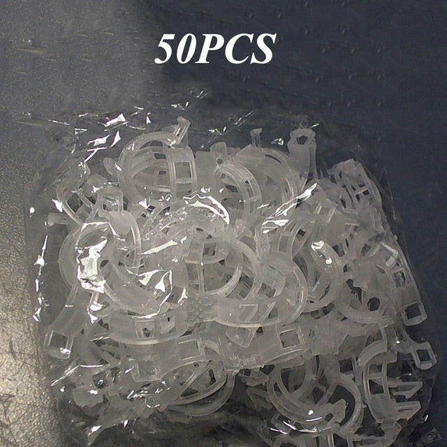 50/100/200 Pcs Plastic Plant Support Clips