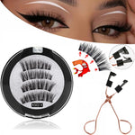 3D Magnetic Reusable Extended False Mink Eyelashes