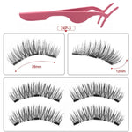 3D Magnetic Reusable Extended False Mink Eyelashes