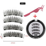 3D Magnetic Reusable Extended False Mink Eyelashes