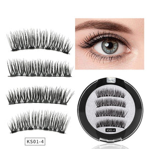 3D Magnetic Reusable Extended False Mink Eyelashes