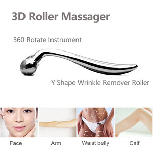 3D Y Shape 360 Rotate Thin Face Body Roller Massager