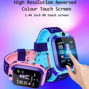 SOS Phone Watch  Smartwatch For Kids With Sim Card Photo Waterproof IP67