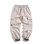 Men's Side Pockets Cargo Harem Streetwear Joggers Pants