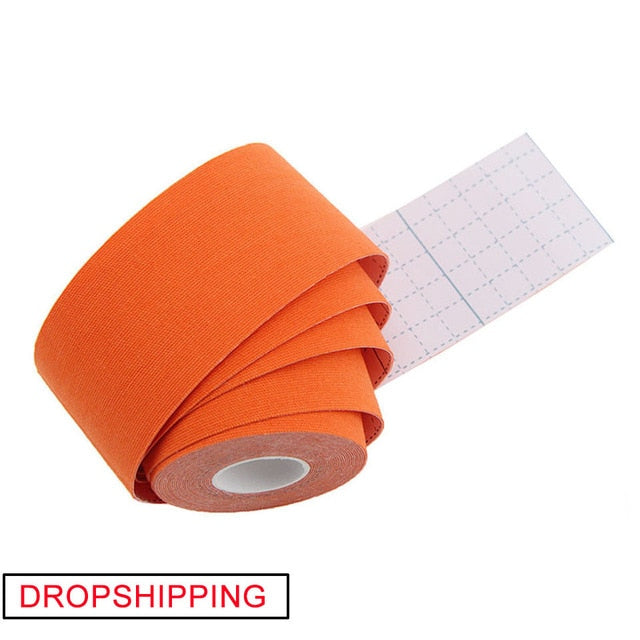 One Piece Kinesiology Cotton Elastic Adhesive Strain Pain Relief Sports Tape