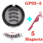 3D Magnetic Reusable Extended False Mink Eyelashes