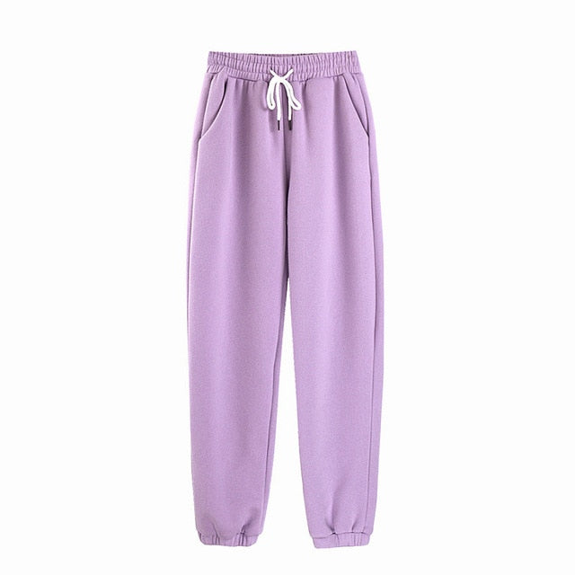 Solid Casual Women Sports Sweatshirts Pullover Hoodies Sweatpants Tracksuit Set