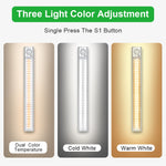 160 LED PIR Motion Sensor Night Light For Kitchen Bedroom Cabinet Backlight