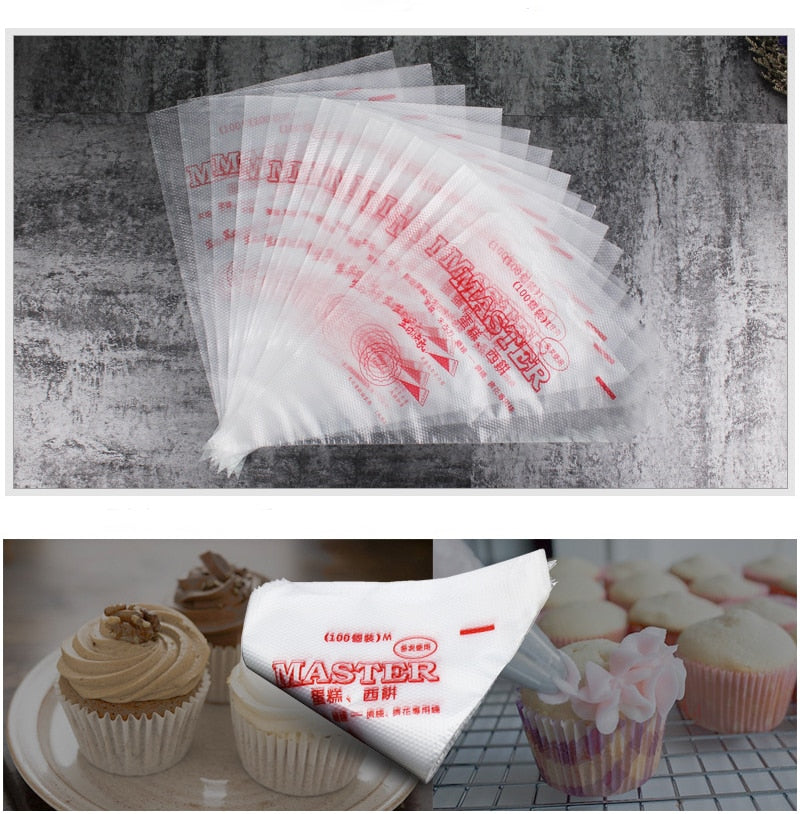 100/50/20 PCS Disposable Pastry Confectionery  Bags