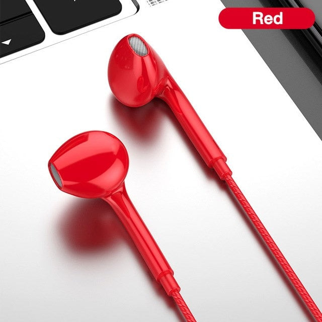 3.5mm Wired Earphone With Stereo Bass Earbuds