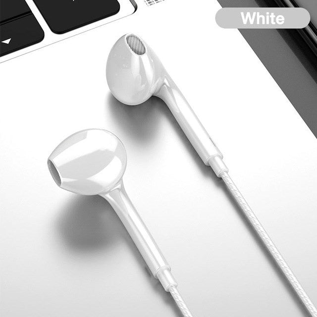 3.5mm Wired Earphone With Stereo Bass Earbuds