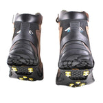 10 Studs Anti-Skid Snow Ice Elastomer Climbing Shoes Covers Crampons