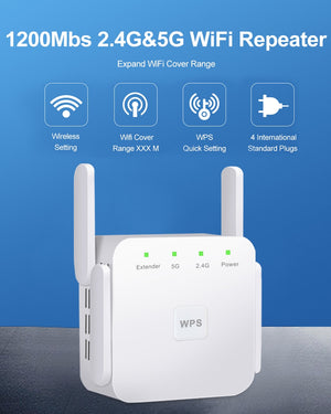 Wi-Fi Repeater Wireless Wi-Fi Extender Wi-Fi Amplifier Long Range Wi-Fi Signal Booster