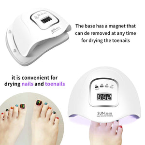 90/72/36W LED Lamp Nail Dryer 45/36/18 LEDs UV Ice Lamp For Drying Gel Polish