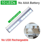 160 LED PIR Motion Sensor Night Light For Kitchen Bedroom Cabinet Backlight