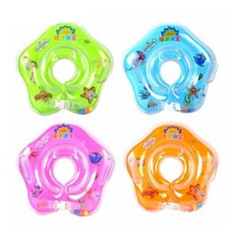 Baby Neck Ring Tube Safety Infant Inflatable Float Circle for Bathing