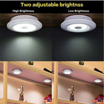 3W Super Bright Wireless Remote Control Dimmable  Cob Under Cabinet Light